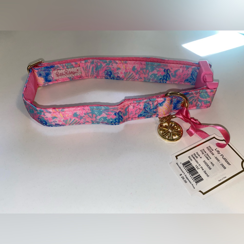 NWT Lilly Pulitzer dog collar